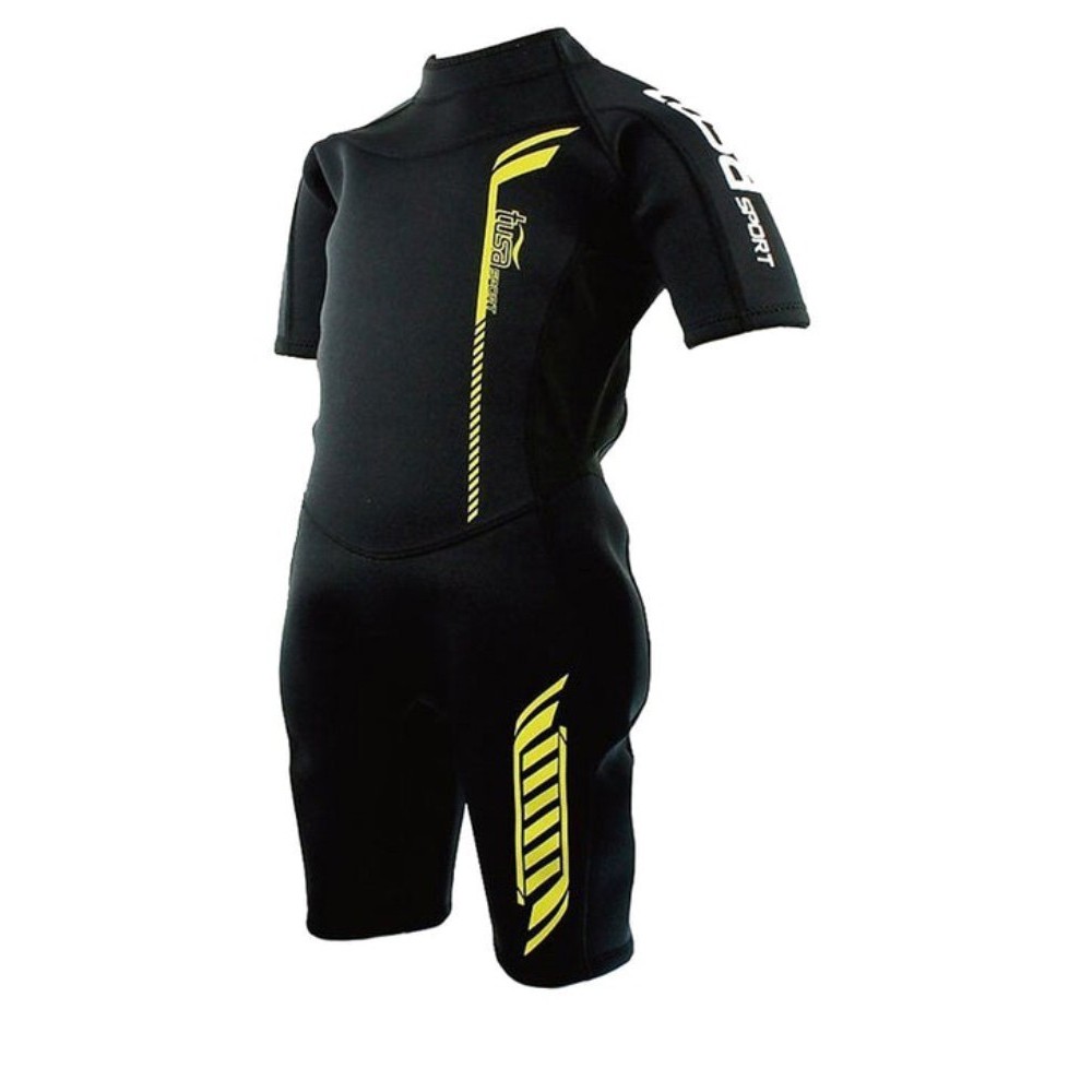 Wetsuit Tusa Shorty Children Anak diving Kids Neoprene 2mm UA5301BK