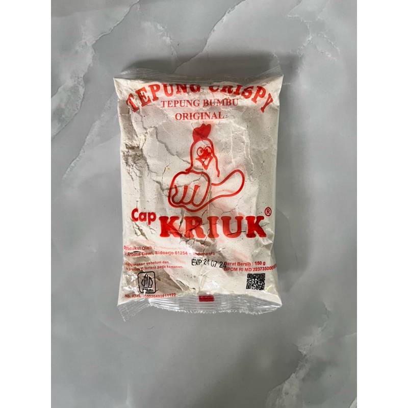 

Tepung Crispy Cap Kriuk orginal 150gr