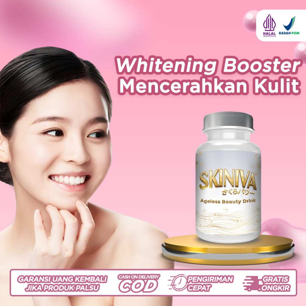 SKINIVA COLLAGEN DRINK - Minuman Colagen Pemutih Kulit Serbuk Kolagen Untuk Mencerahkan dan Menyehat
