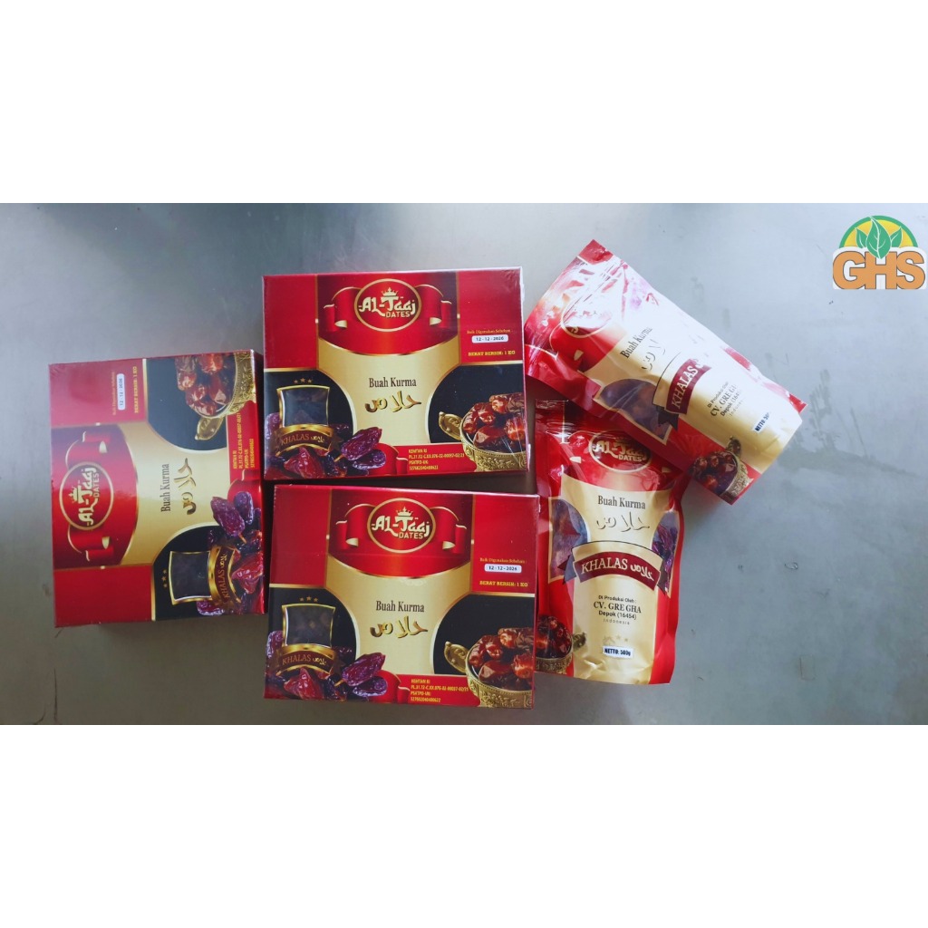 

Bisa COD Kurma Golden Dates Al Taaj 1 kg Khalas