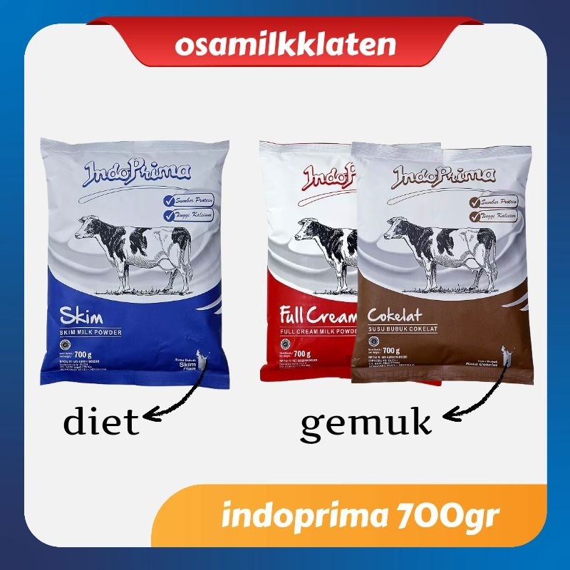 

Indoprima 700 gram all varian gemuk dan diet