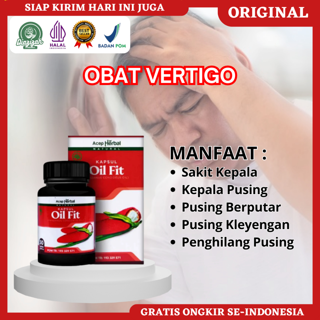 Obat Vertigo, Obat Migren, Obat Sakit Kepala Sebelah, Obat Sakit Kepala Belakang, Obat Kepala Pusing