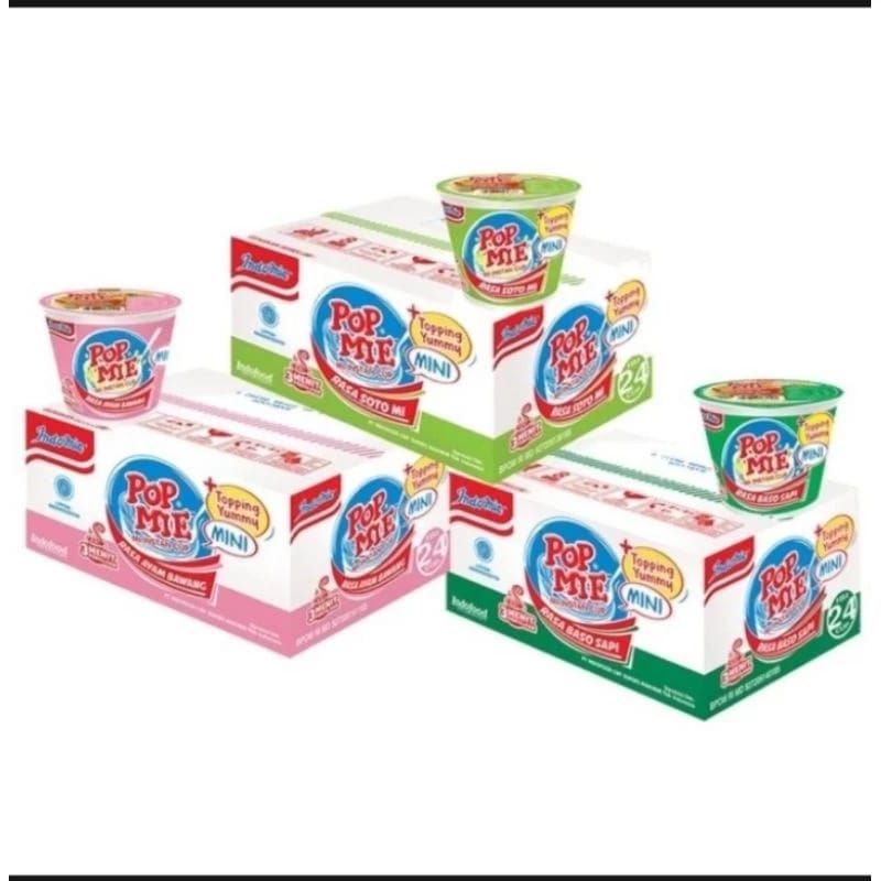 

Pop Mie Mini 35gr 1 Dus isi 24