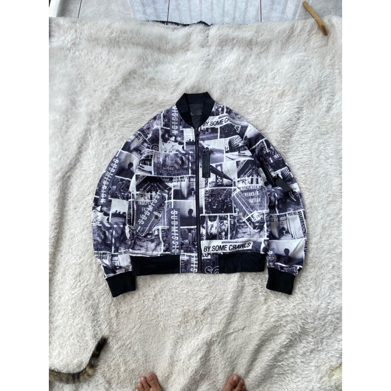 B ONE SOUL fullprint bomber  jacket