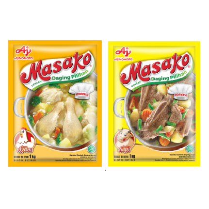 

MASAKO AYAM / SAPI Penyedap Rasa 1kg