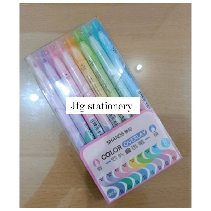 

Twin Head Highlighter Color Overlay SHANDS 8pc