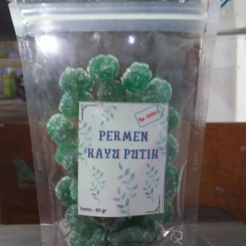 

Permen Minyak Kayu Putih 80 gram, Permen Jamu, Permen Hijau