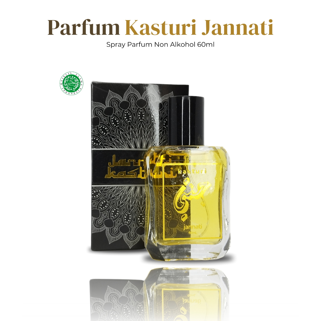 Jannati Parfum Kasturi Spray Non Alkohol Parfume Pria