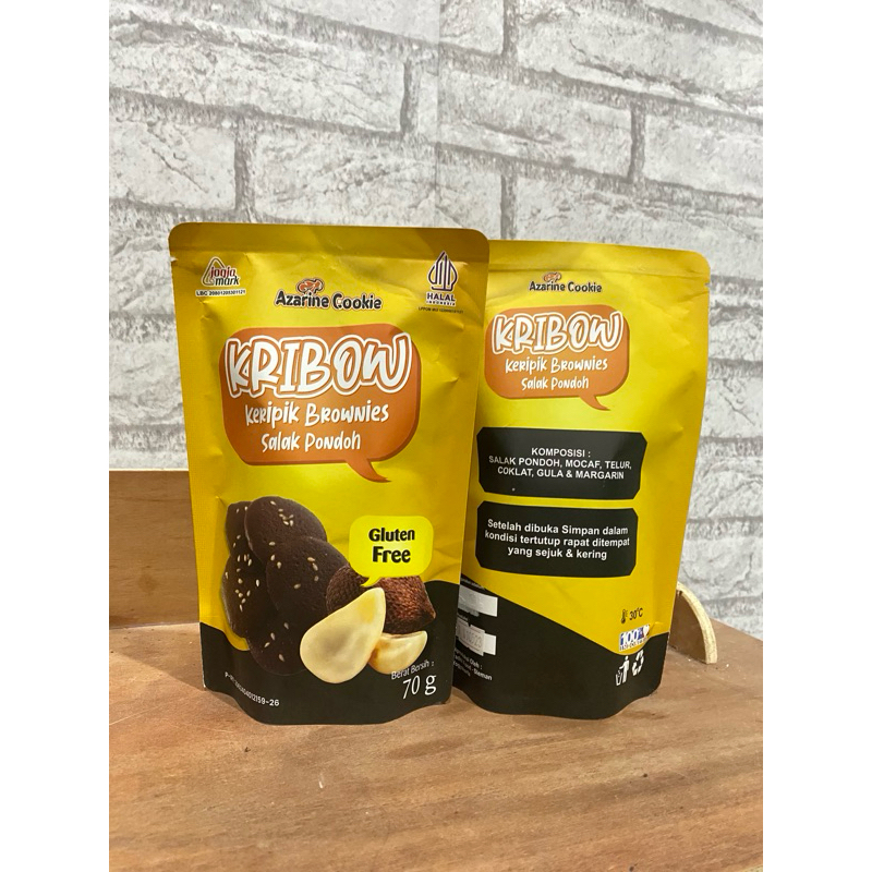 

Keripik brownies salak KRIBOW khas jogja