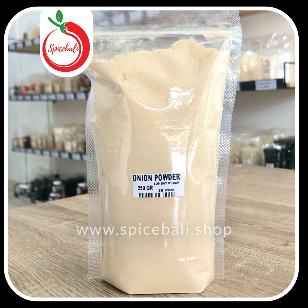 

Bawang Bombay Bubuk 250 gr / Onion Powder 250 gr / Pure Onion Ground