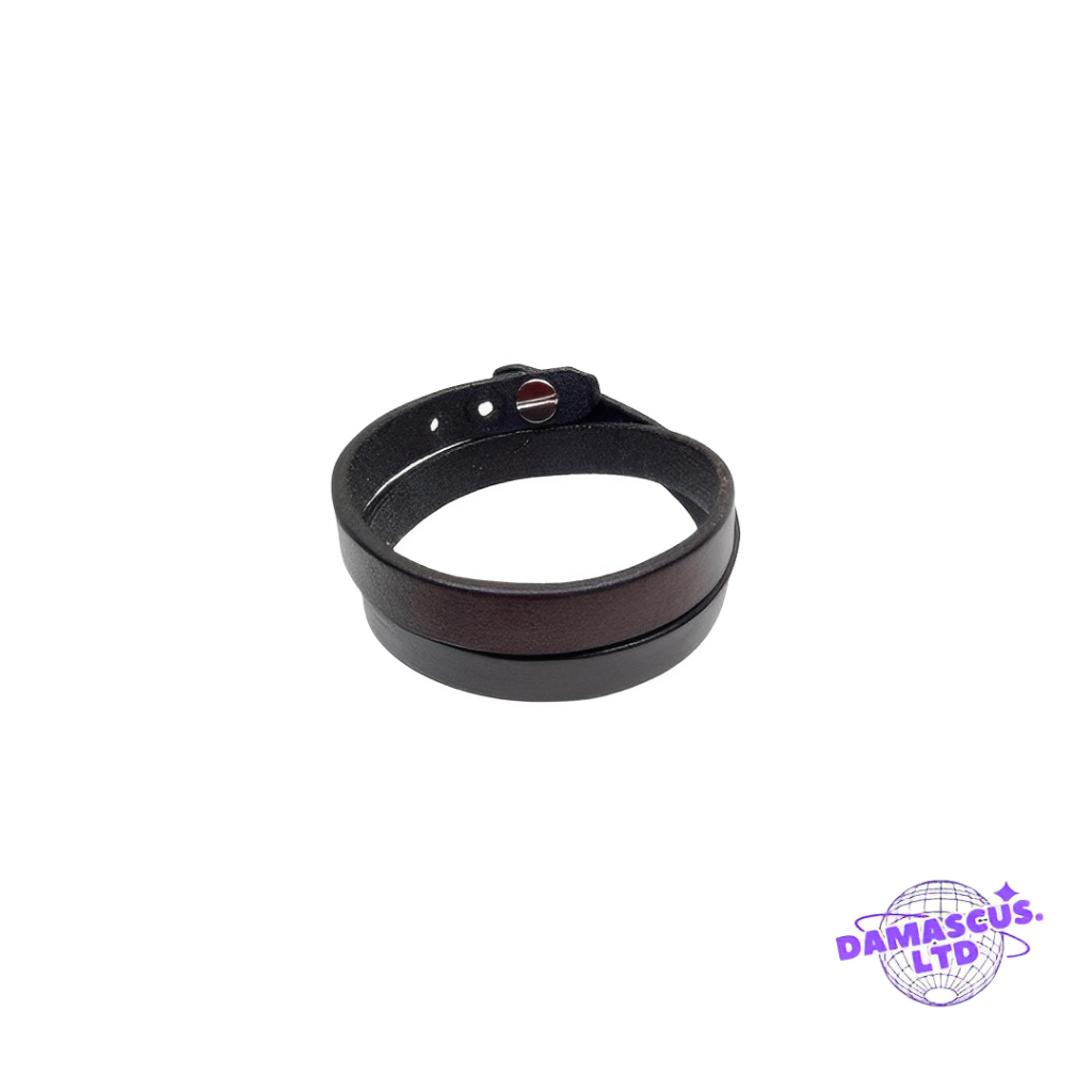 Gelang Kulit Fashion Idaman Pria Wanita 2 Llilit Bracelet Leather Vintage