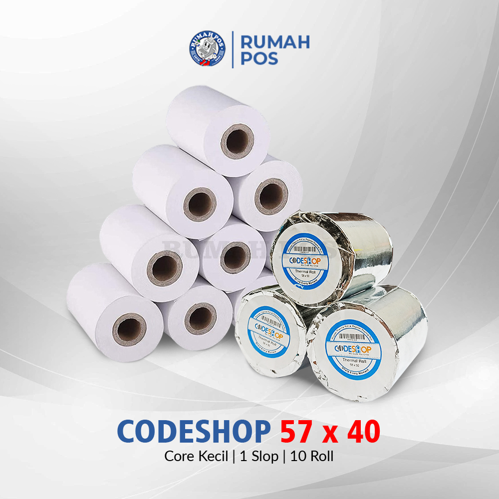

KERTAS PRINTER BLUETOOTH 58 x 40 - KERTAS STRUK BERBAHAN THERMAL UNTUK MESIN KASIR