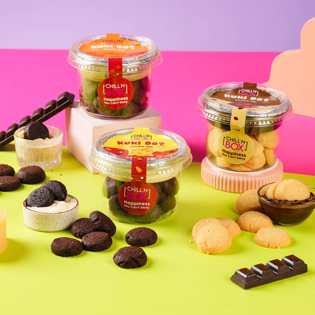 

[BUNDLE] Chill'n Box - Paket Kuki Dot Cookies Isi 2 Pcs (Bebas Pilih Varian)