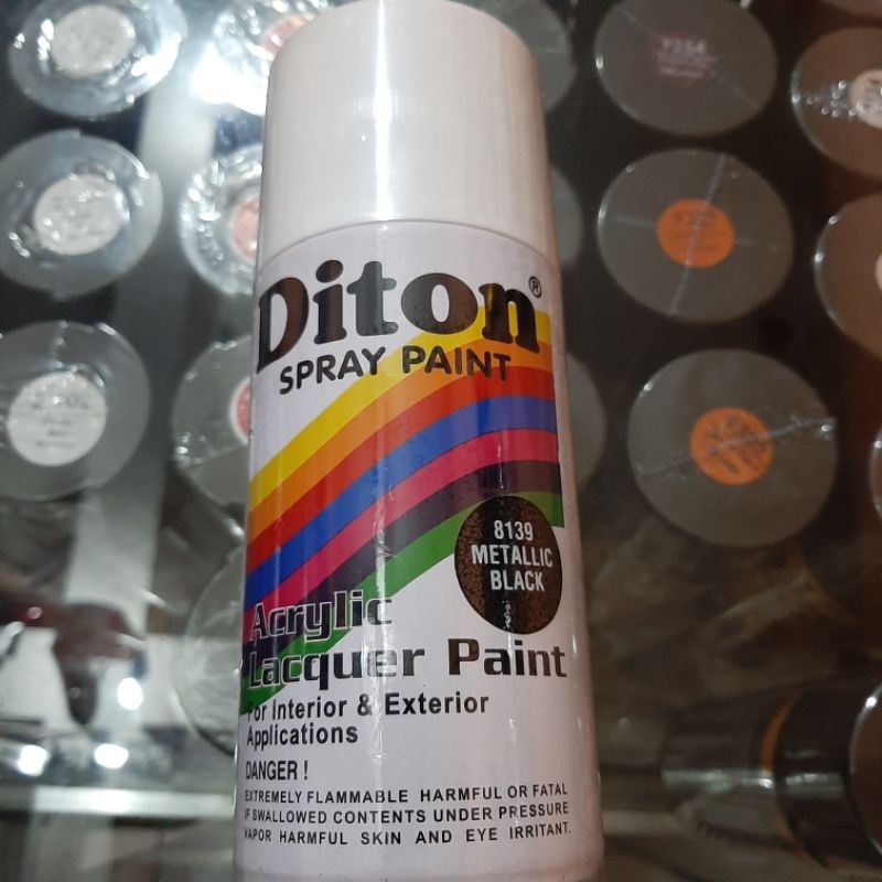 PILOK BLACK METALLIC / PILOK HITAM METALLIC 8139 DITON 300ML
