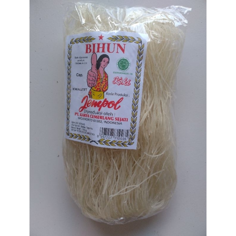 

Bihun Beras Cap Koki Kwalitet Jempol 125GR