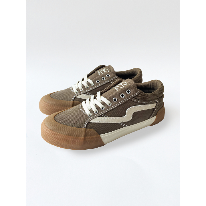 Sepatu Pria Wanita Patrobas Cloud Olive Low