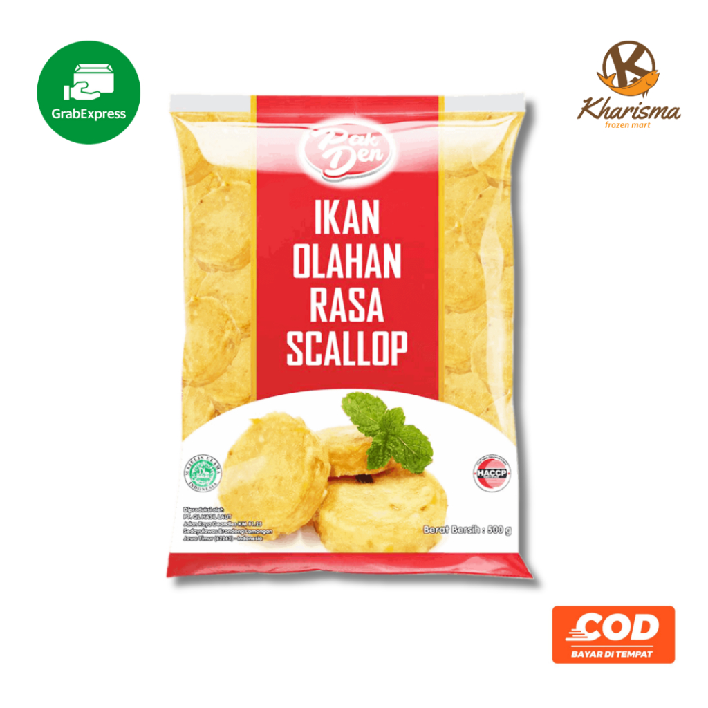 

Pak Den Scallop 500g (AREA SUMBAR) pesan reguler WAJIB paka ICEPACK