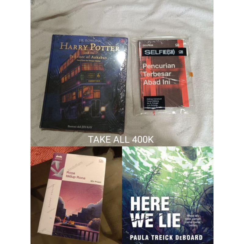 [420k DAPAT SEMUA] Sealed Buku Novel & Ilustrasi Harry Potter The Prisoner of Azkaban Jim Kay Illust