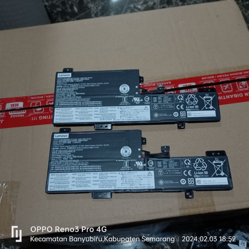 Battery Baterai Lenovo ideapad Flex 5 14ALC7 14IAU7 16ALC7 16IAU7 Series 5B11F38035 5B11F38038 5B11F