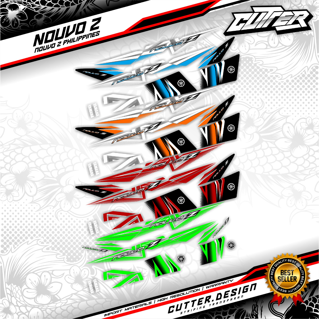 STRIPING TRANSPARAN NOUVO MX FILIPINA nouvo z