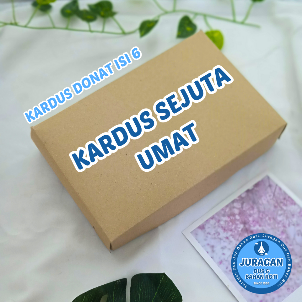 

Kardus Donat Kraft Laminasi Isi 6 Pcs | 27 x 18 x 5 cm