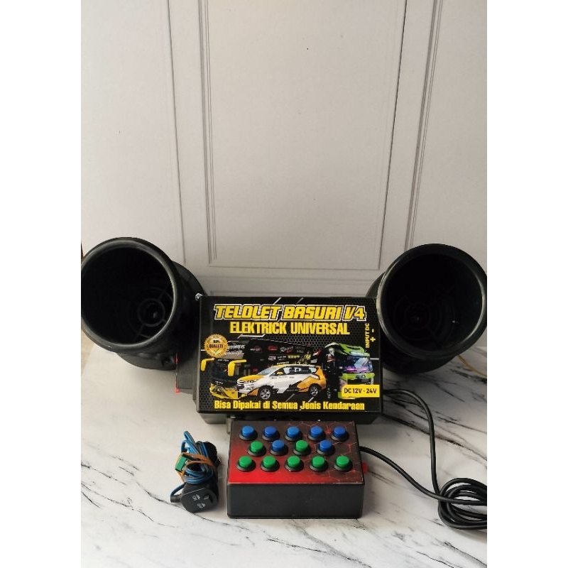 Klakson elektrik nada Basuri V4 & Nada Remix 2 Speaker