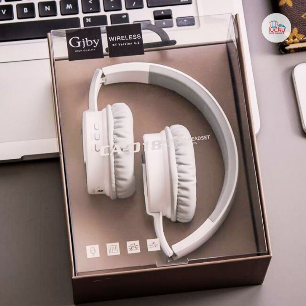 GJBY CA 018 WIRELESS BLUETOOTH HEADPHONE BANDO ORIGINAL