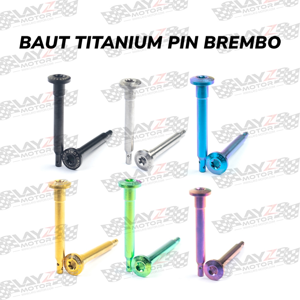 KENDMOTO Titanium Baut Pin Brembo M6x50
