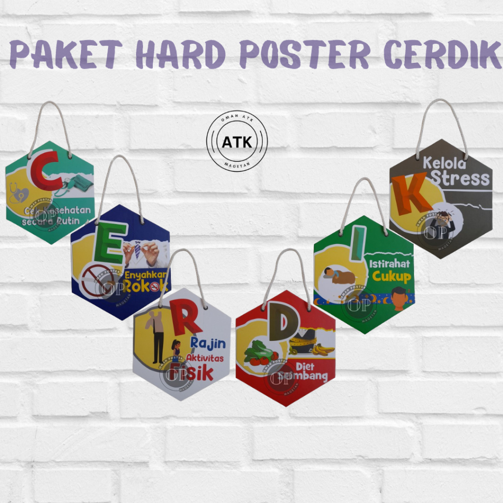 

Paket Hard Poster CERDIK - Lansia PTM - Hard Poster Penyakit