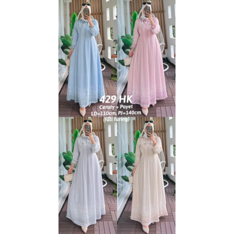 Gamis ceruty payet