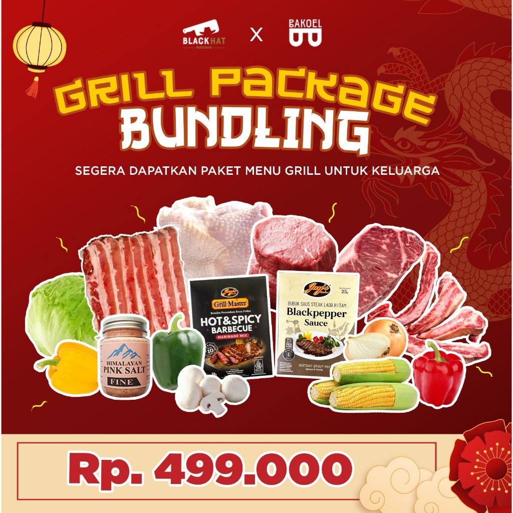 

Grill Package Bundling / Paket Masak Panggang 499 Ribu