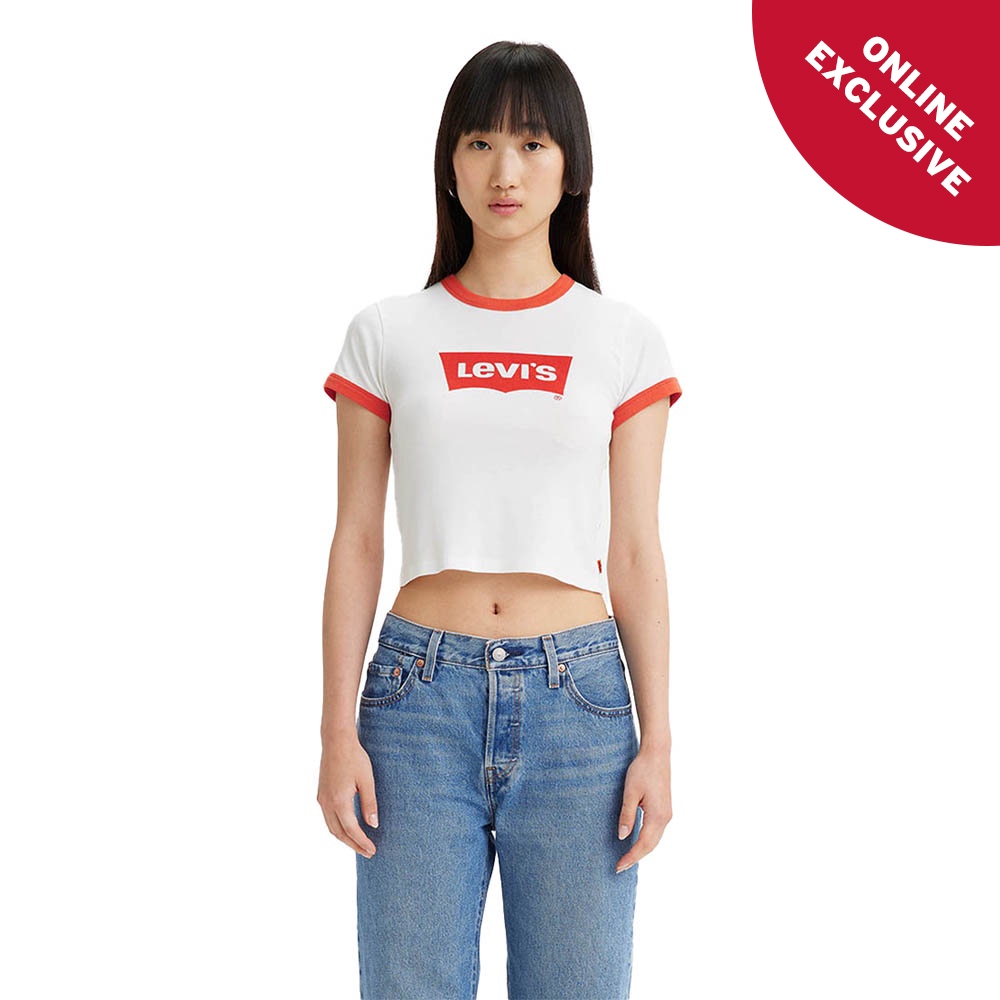 Levi's® Women's Graphic Ringer Mini Tee (A3523-0004)