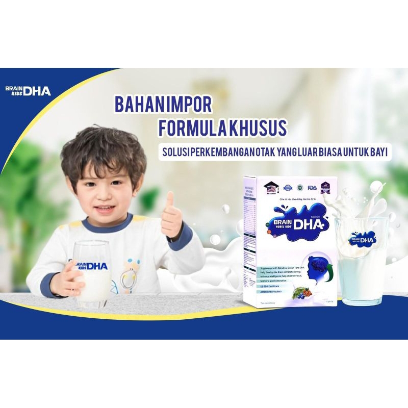 

DHA BRAIN KIDS Susu Nutrisi Lengkap Untuk Otak Anak - Anak