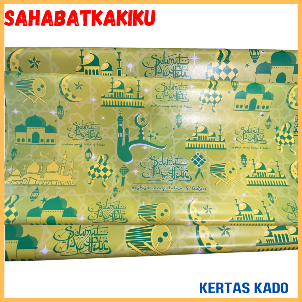 

Kertas Kado Idul Fitri / Kertas Kado Lebaran / Kertas Kado Glossy