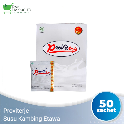 

Susu Kambing Etawa Provit Full Cream Plus Royal Jelly 1 Box 50 Sachet Original