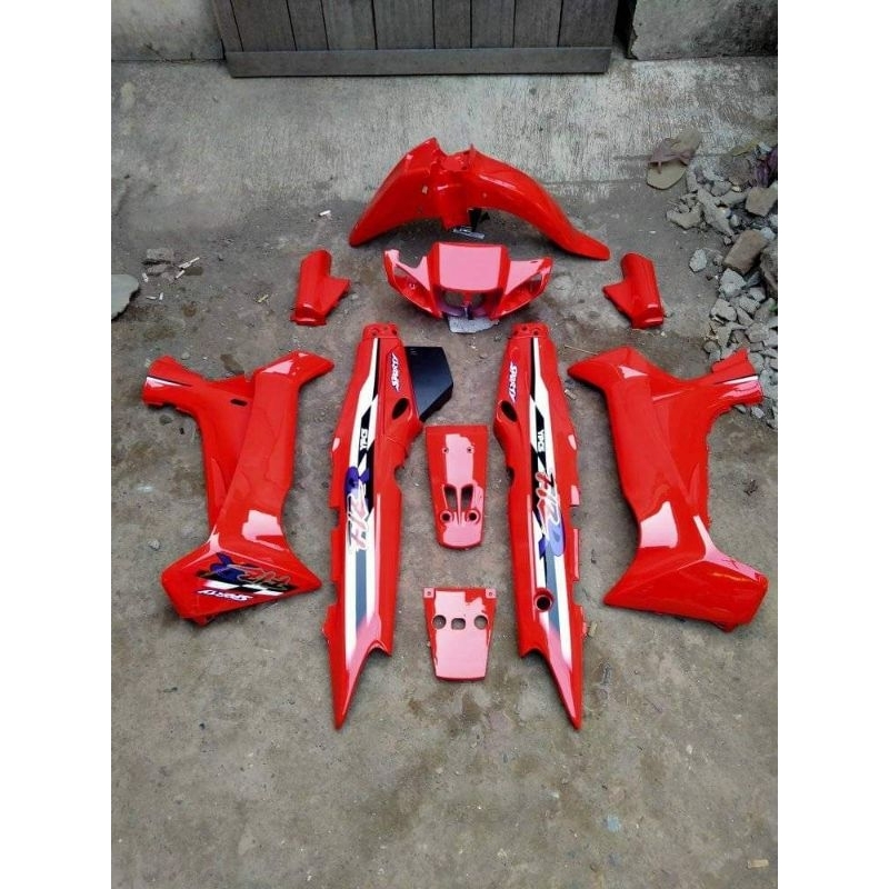 Cover Body Fullset Yamaha FizR F1zR Fiz r 1996 1997 1998 Merah Cover Body Halus Sett FizR F1zR Fizr 