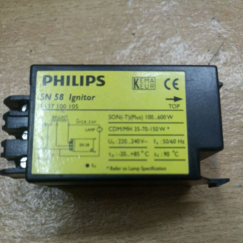 Ignitor Philips SN 58 Philips Ignitor SN 58  Ignitor SN 58 Philios