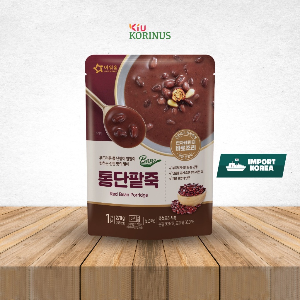 

K- Ourhome Red Bean Porridge / Bubur Beras Kacang Merah 270 gr