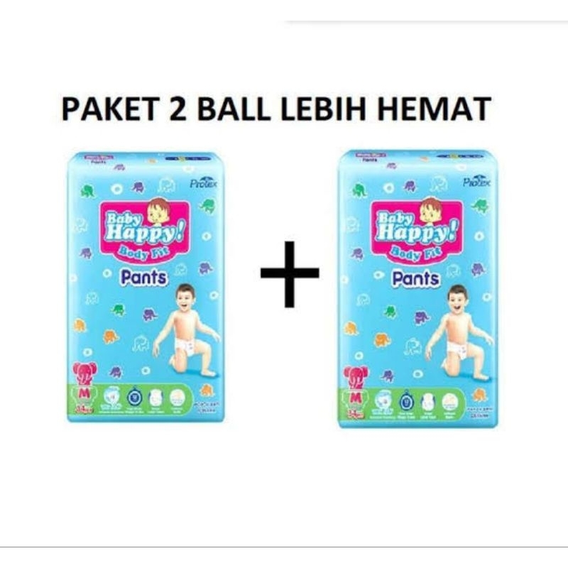 BABY HAPPY BODY FIT PANTS 2 BALL // BABY HAPPY PAKET 2 BALL