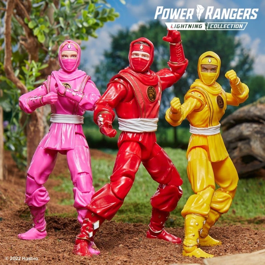 Hasbro Power Rangers Lightning 6" Mighty Morphin Ninja Rangers