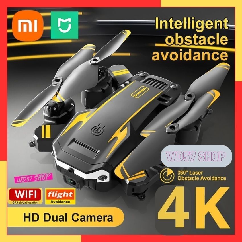 Drone Kamera 4K Video HD RC Wifi Quadcopter Dual Camera Mini Jarak Jauh Remote Kontrol 5000M Murah