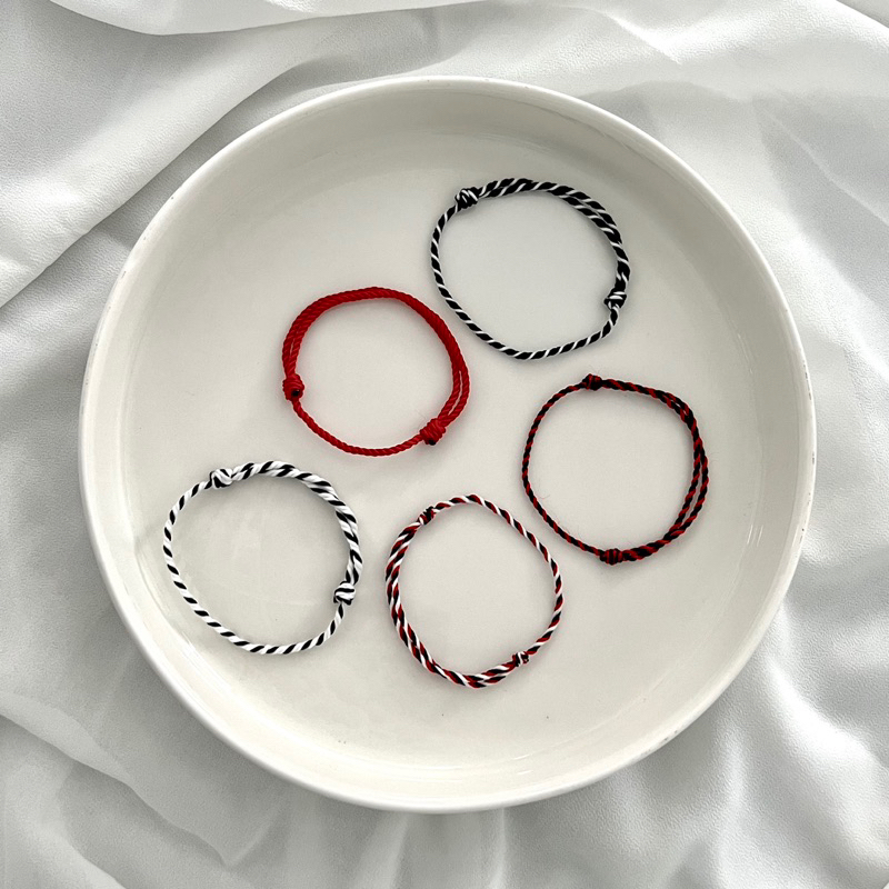 Gelang Tridatu Polos Tali Ulir | Gelang khas Bali