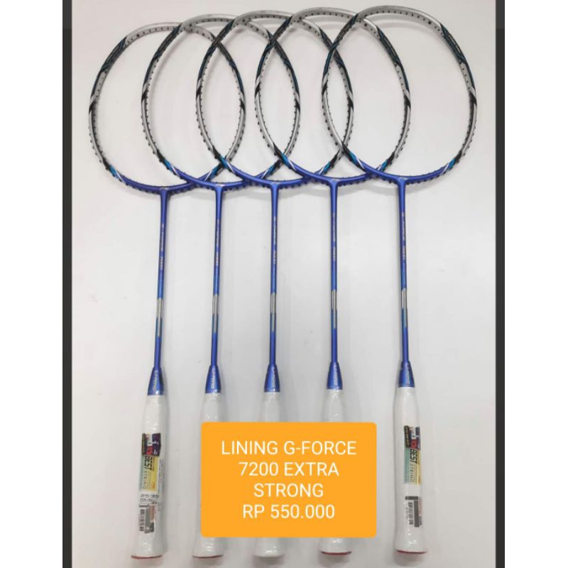 LINING G-FORCE 7200 EXTRA STRONG PROMO RP 750.000 JADI RP 550.000 BATANGA
