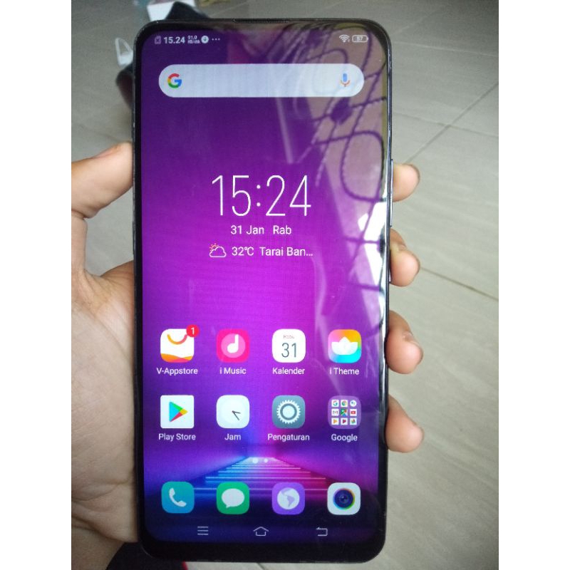 Vivo V15 Ram 8/256GB Original Fullset Hp Second Bergaransi