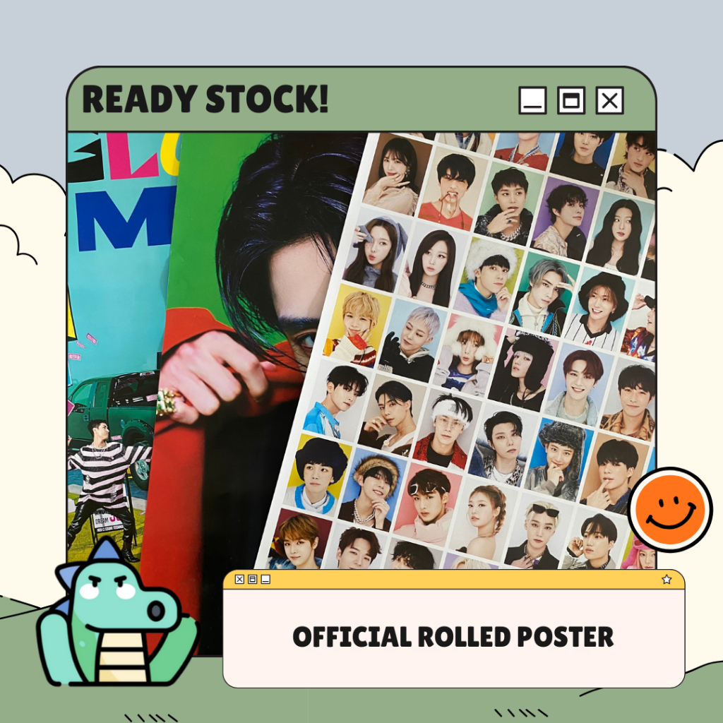 [READY STOCK] Official Rolled Poster - aespa Blackpink BTS EXO GOT The Beat iKon NCT 127 Dream Dojae
