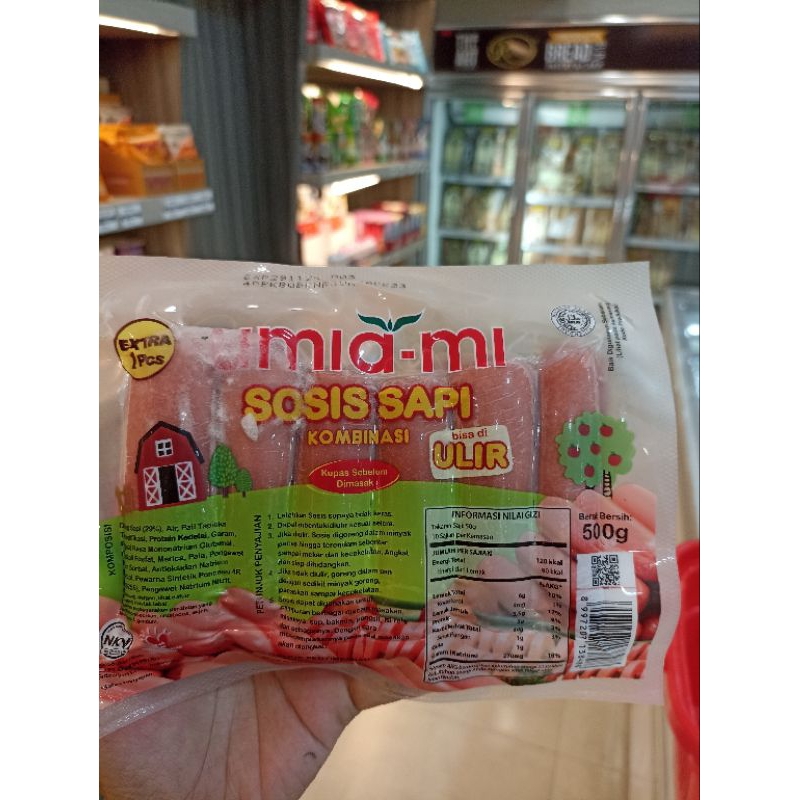 

Umiami Sosis Sapi Ulir 12bj 500gr