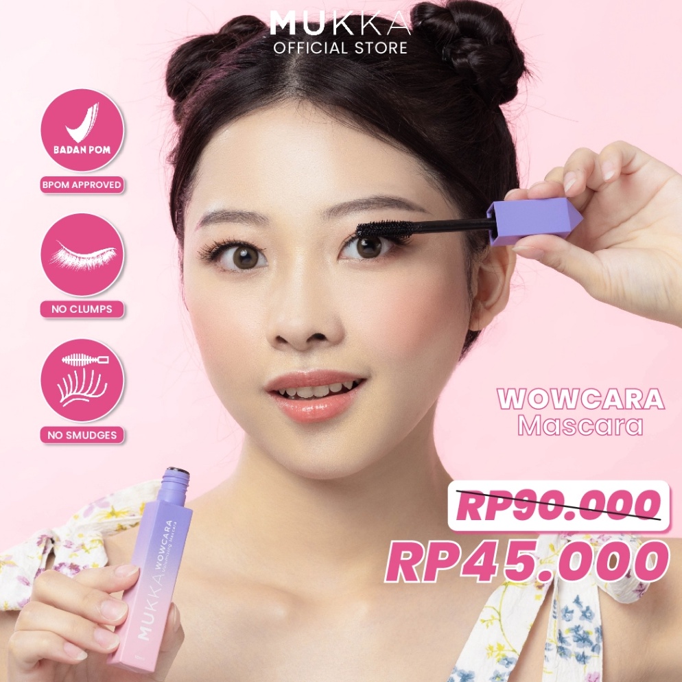 Terbatas NEW PRODUCT Mukka Wowcara Mascara