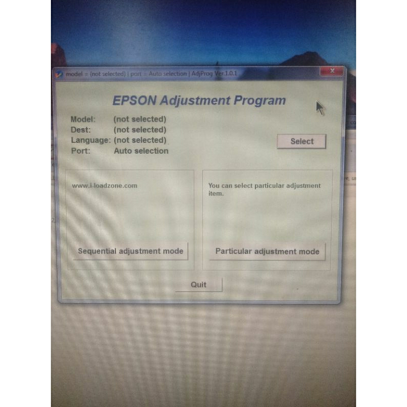 sofware reseter unlimitide printer epson l3612,L1210L1211,L1216,L1250L1251,L1256,L3210,L3211,L3250,L