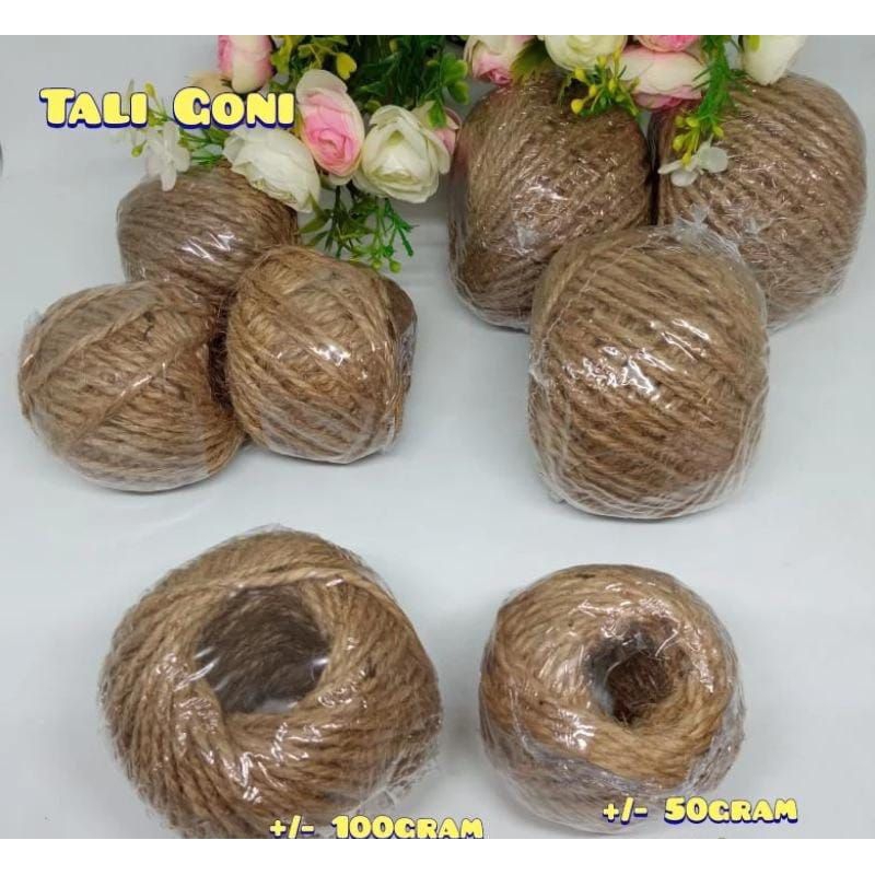 

Tali Goni 2 Ply 1Roll Tali Kerajinan Tali Rami Tali Hiasan