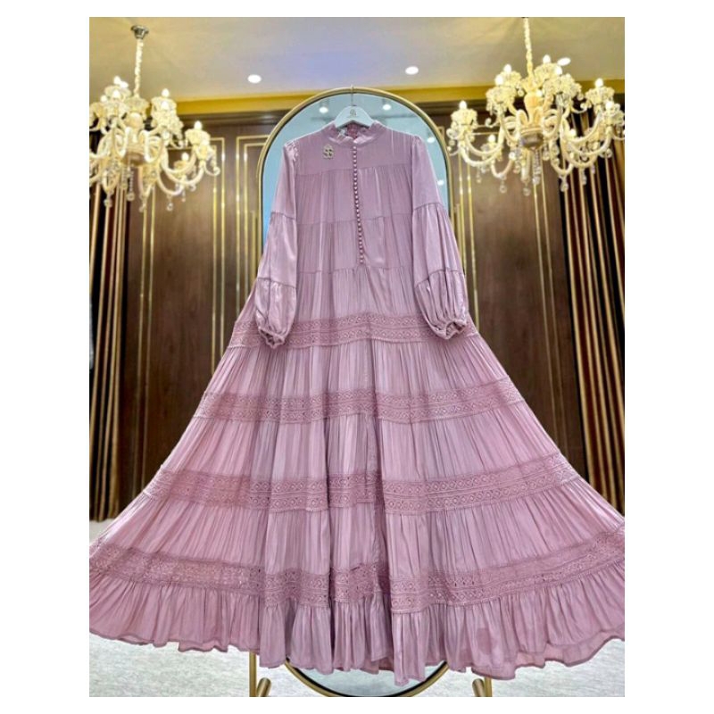 GAMIS SILK IMPORT BOHEMIAN KODE 5941 ORI BY SHELLASAUKIA